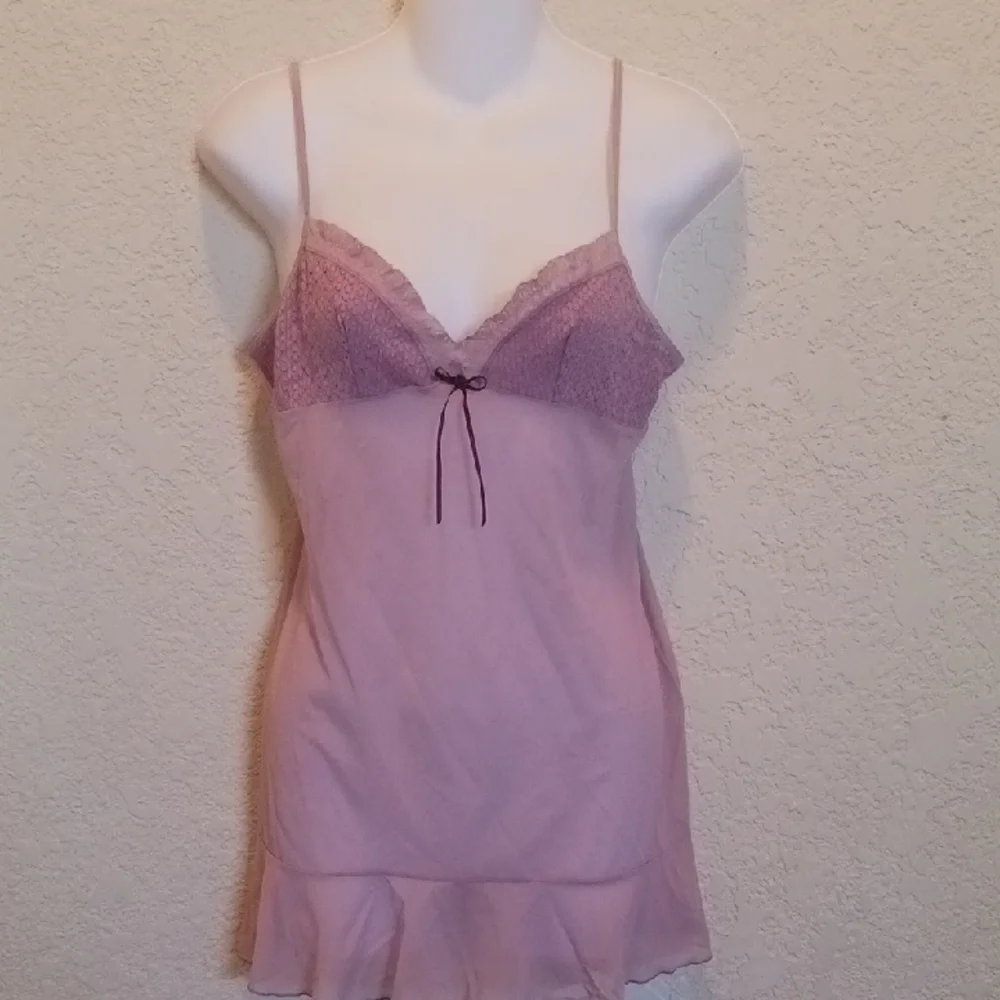 Victoria's Secret Lavender Lace Chemise Size Large - Picture 1 of 8